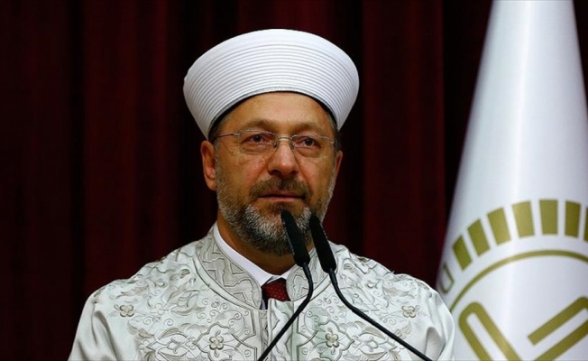 Diyanet İşleri Başkanı Erbaş: ABD'nin kararı birlikte yaşama kültürüne bir darbedir
