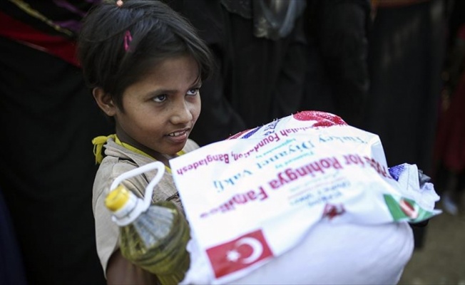 Türkiye Diyanet Vakfı 150 bin Arakanlı Müslümana yardım eli uzattı