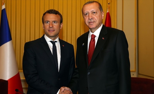 Erdoğan ile Macron Doğu Guta'daki insani dramı görüştü