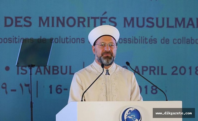 Diyanet İşleri Başkanı Erbaş'tan 'inanç' açıklaması
