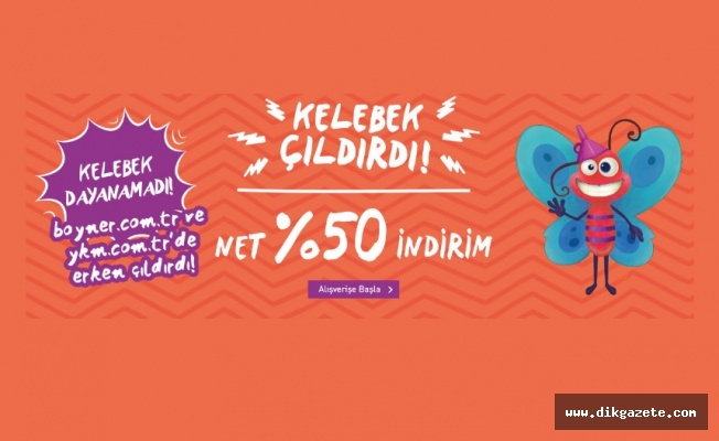 Boyner'in “Çılgın Kelebek İndirimi“ yarın başlayacak