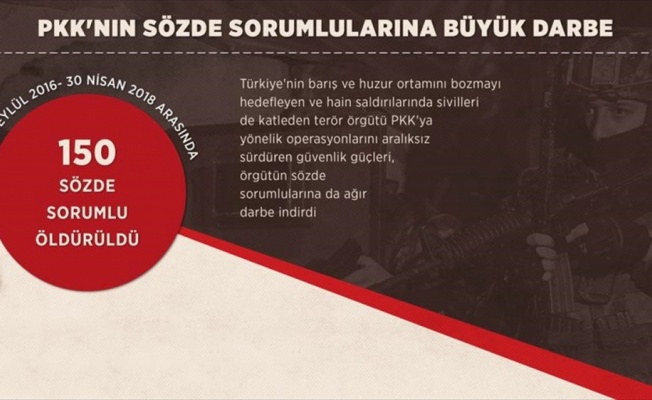 PKK'nın sözde sorumlularına büyük darbe