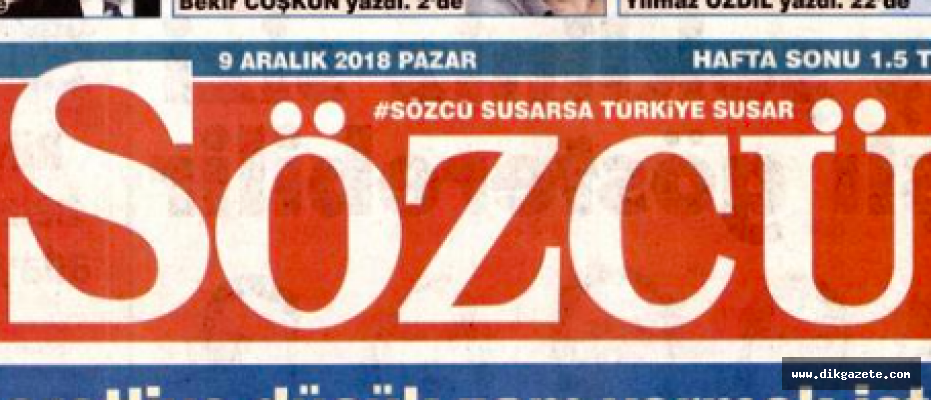 Sözcü'den Emin Çölaşan’ın da aralarında bulunduğu 5 kişiye hapis talebi