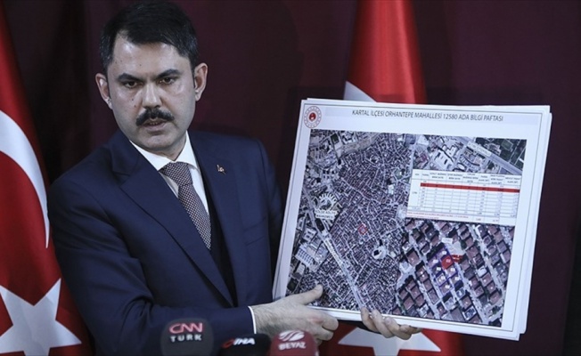 Çevre ve Şehircilik Bakanı Kurum: Kartal&#039;da riskli 8 bina yıkılacak