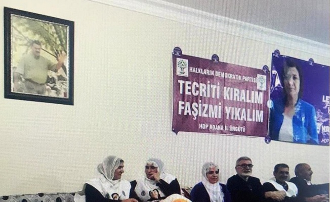 Küstahlık: Öcalan posteri altında eylem !