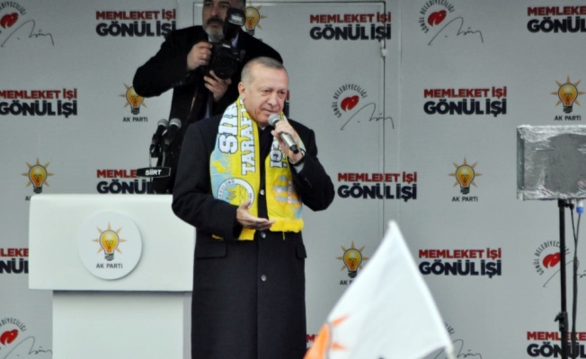 Cumhurbaşkanı Erdoğan Siirt’te