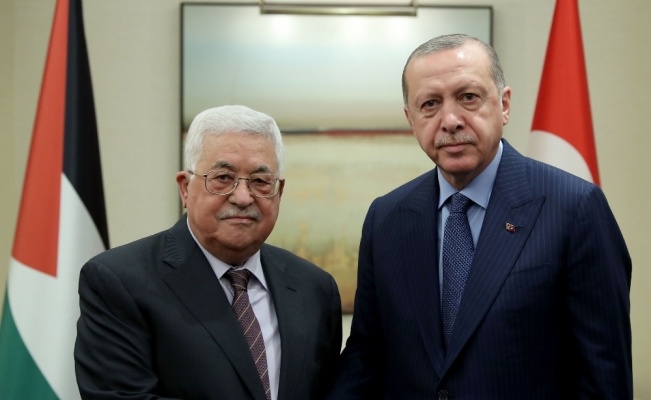 Filistin Devlet Başkanı’ndan Cumhurbaşkanı Erdoğan’a tebrik mesajı