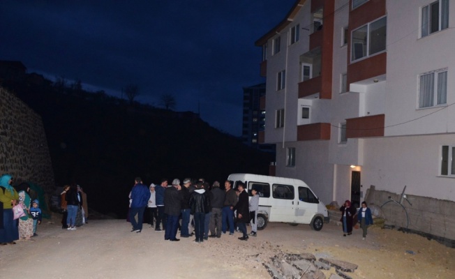 Ordu&rsquo;da 10 katlı bir apartman &ccedil;&ouml;kme tehlikesine karşı boşaltıldı