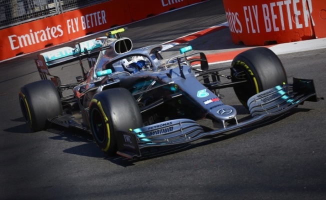 Bakü'de zafer Bottas'ın