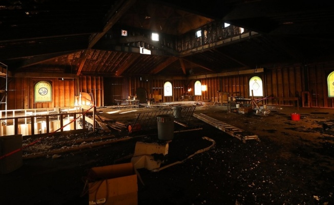 ABD'de kundaklanan Diyanet Camii küllerinden doğacak