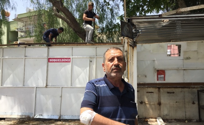 "Bayana niye küfür ediyorsun?” diyen kebapçının dükkanına aracıyla daldı