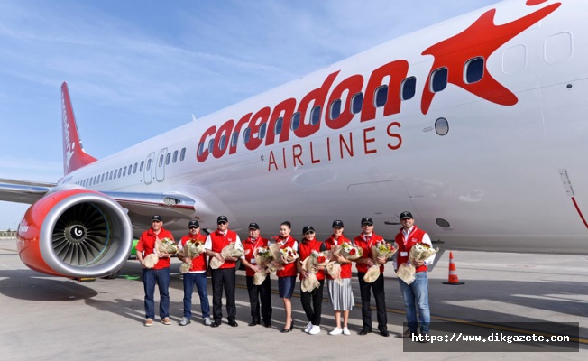 Corendon Airlines, Gazipaşa Havalimanı'na ek sefer düzenleyecek