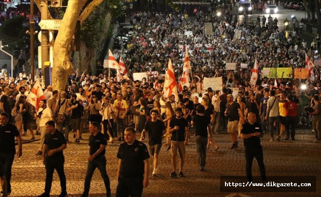 Gürcistan'daki protestolar 17. gününde de devam etti