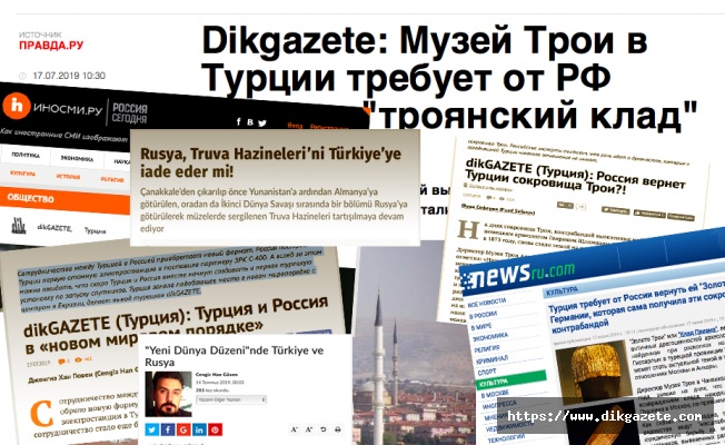 Rus kamuoyu, Truva Hazineleri’nin akıbeti ile Türk-Rus ilişkilerine dikkat çeken haberlerimizi takipte!