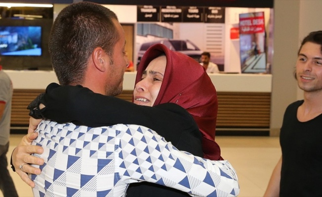 Libya'da serbest bırakılan Türk gemiciler İstanbul'da