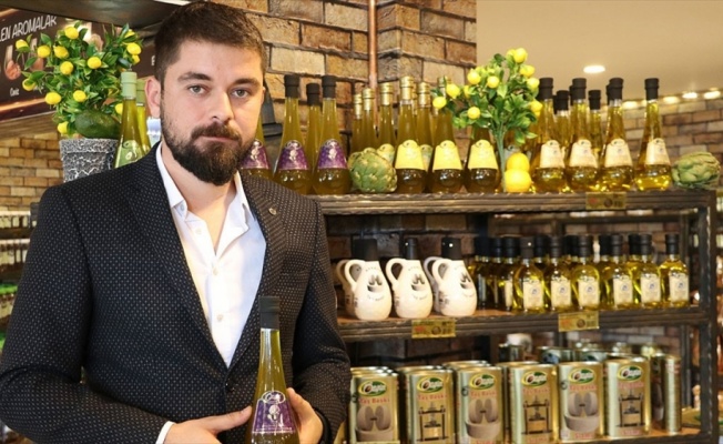 Dede yadigarı fabrikada 'enginarlı avokadolu ve limonlu zeytinyağları' üretiyor