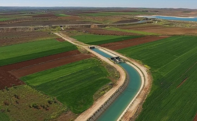Güneydoğu'da sulanan arazilerden ekonomiye 2 milyar 888 milyon liralık katkı