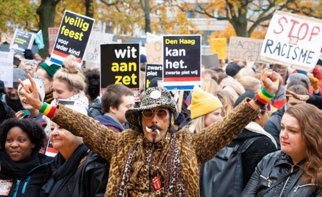 Hollanda'da ırkçılık karşıtı protesto
