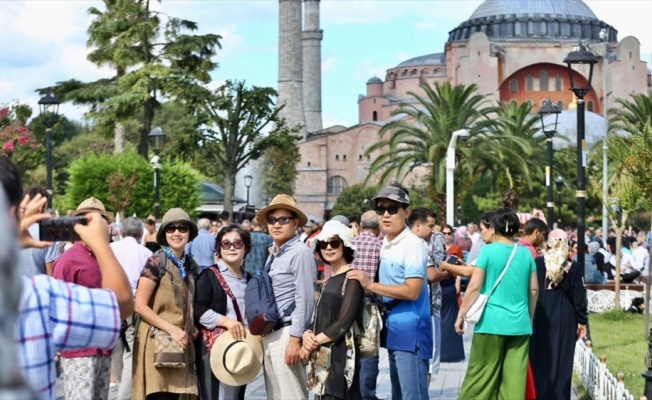 İstanbul'u 9 ayda 11 milyon 342 bin 822 turist ziyaret etti