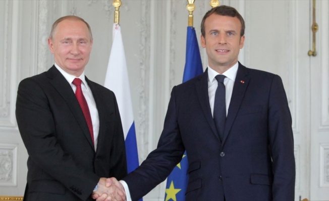 Putin ile Macron telefonda Ukrayna ve Suriye'yi g&ouml;r&uuml;şt&uuml;