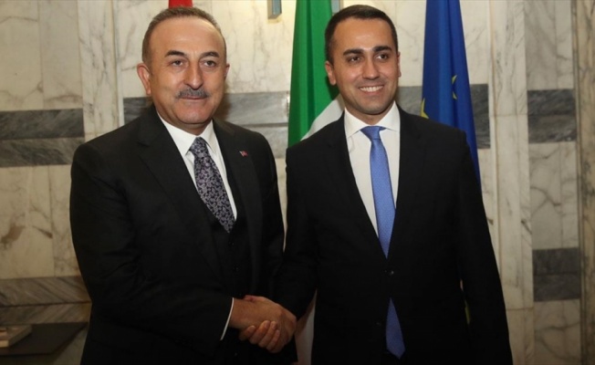 Dışişleri Bakanı Çavuşoğlu, İtalyan mevkidaşı Di Maio ile görüştü