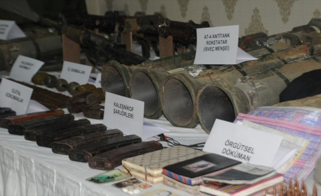 Mardin'de 4 teröristin etkisiz hale getirildiği sığınak imha edildi