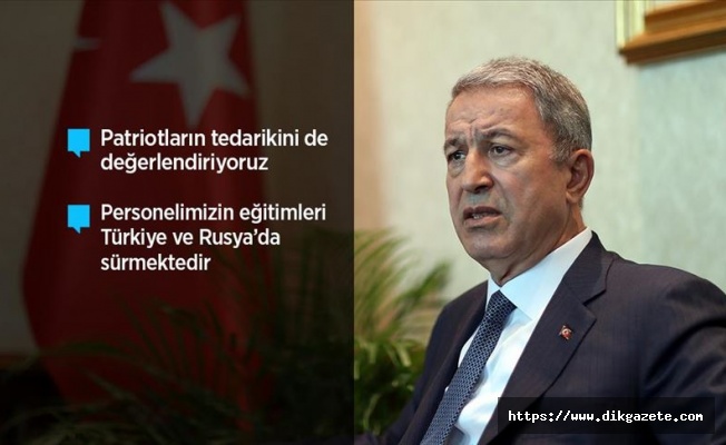 Milli Savunma Bakanı Akar: S-400'den vazgeçmek söz konusu değil
