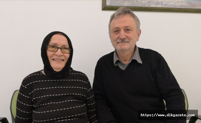 Eşine böbreğini bağışlamak için 20 kilo verdi