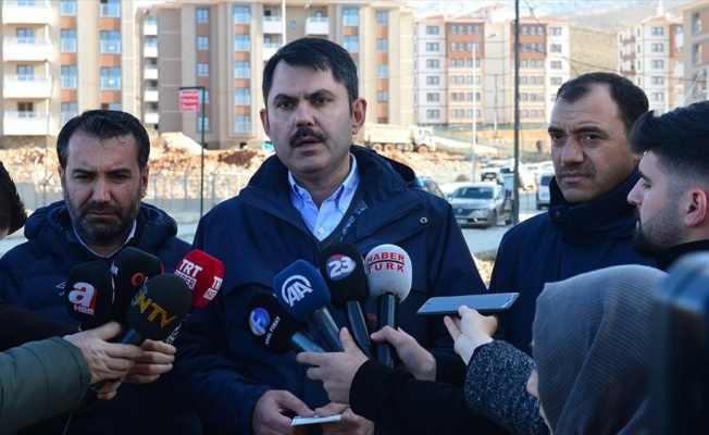 Bakan Kurum: Elazığ genelinde hasar tespit çalışmalarının yüzde 85'ini tamamladık