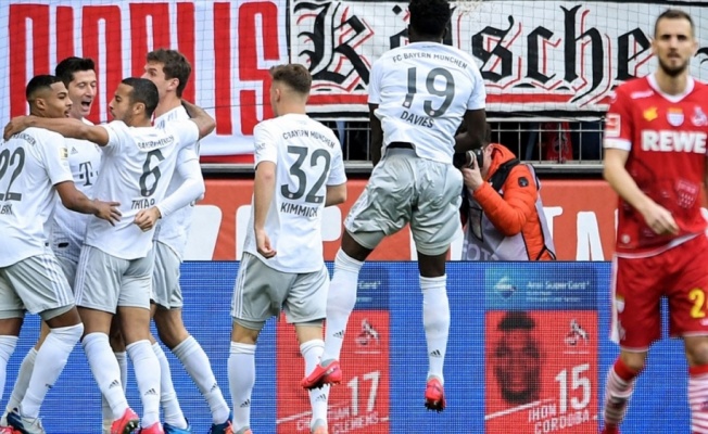 Bayern Münih deplasmanda Köln’ü 4-1 yenerek liderliğini sürdürdü