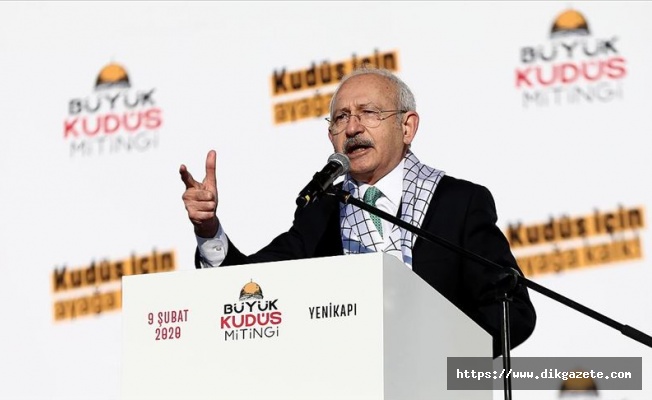CHP Genel Başkanı Kılıçdaroğlu: Sözde barış planı yüzyılımızın Haçlı zihniyetidir