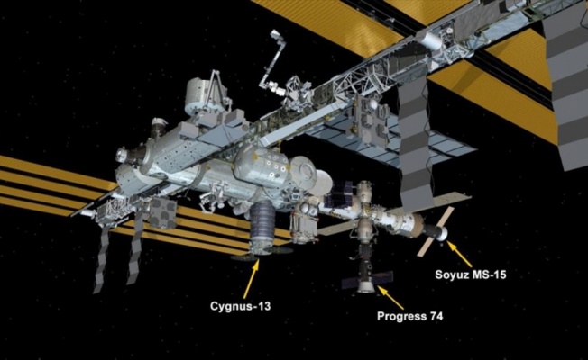 'Cyngus' kargo mekiği Uluslararası Uzay İstasyonu'na ulaştı