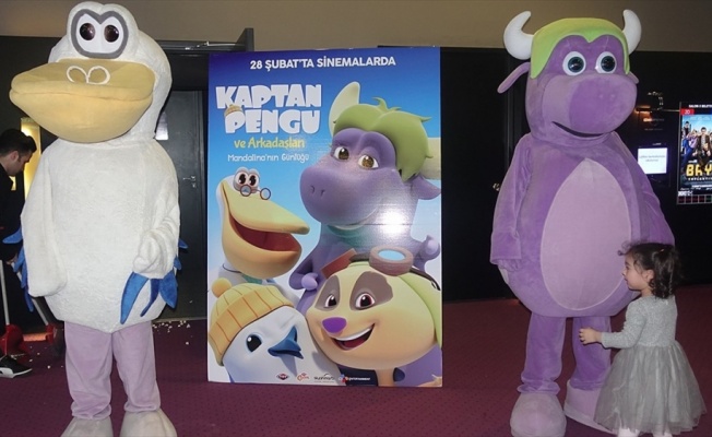 'Kaptan Pengu ve Arkadaşları: Mandalina’nın Günlüğü' filminin ön gösterimi yapıldı