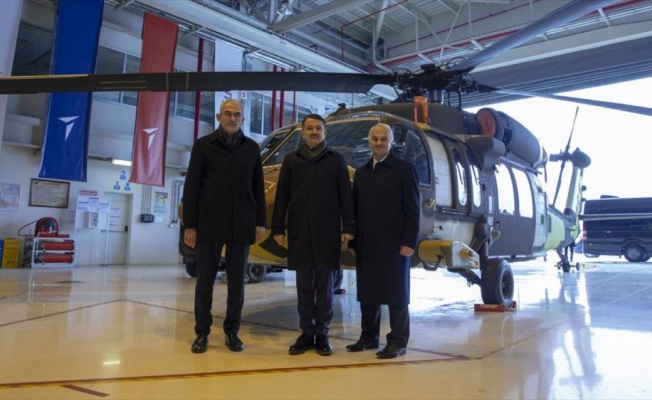 Orman yangınlarıyla mücadelede yerli helikopter atağı