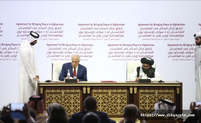 ABD ile Taliban barış süreci anlaşmasını imzaladı