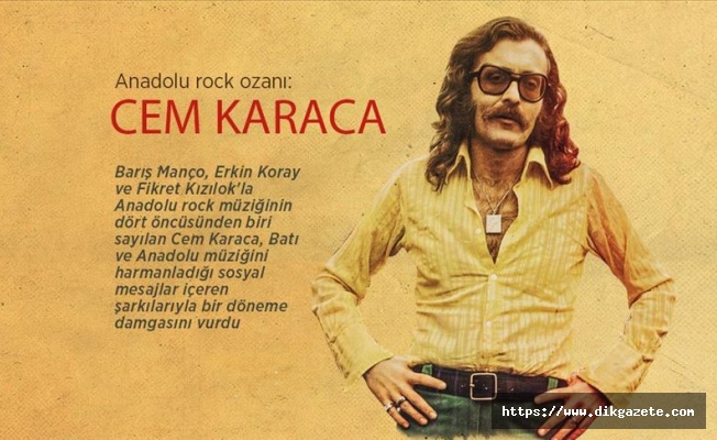 Anadolu rock ozanı: Cem Karaca