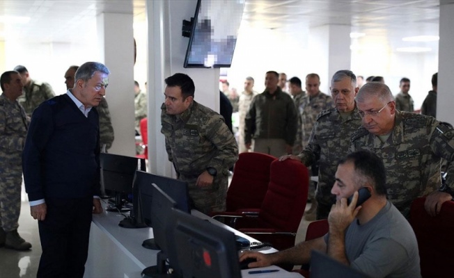 Bakan Akar: Bahar Kalkanı Harekatı'nda da sonuca ulaşacak, mücadeleyi kazanacağız