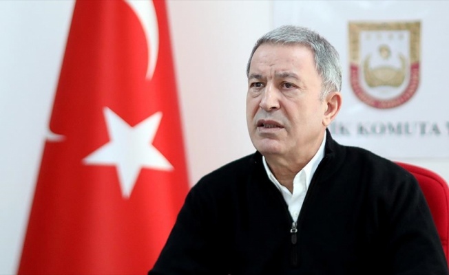 Bakan Akar: İdlib'de başlatılan Bahar Kalkanı Harekatı başarıyla sürdürülmekte