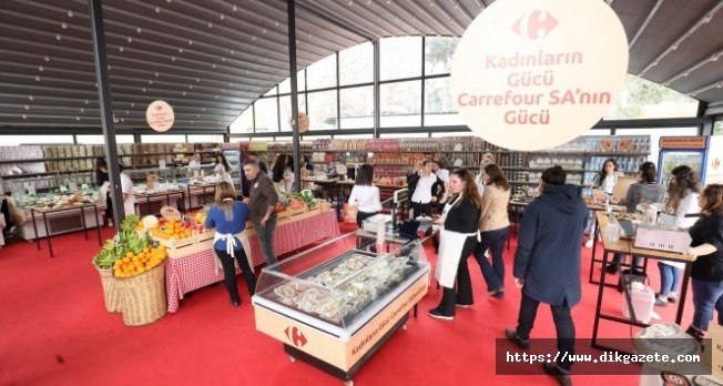 CarrefourSA, D&uuml;nya Kadınlar G&uuml;n&uuml;'n&uuml; kadın &uuml;reticilerle kutladı