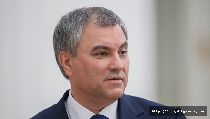 Duma Başkanı Volodin, koronavirüsten zarar gören iş dünyasına destek istedi