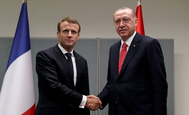 Erdoğan ile Macron İdlib'i görüştü