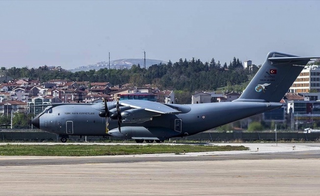 Türkiye'den ABD'ye tıbbi yardım taşıyan askeri nakliye uçağı havalandı