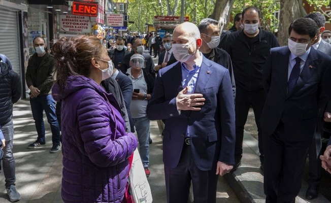 Bakan Soylu'dan Vefa Sosyal Destek Koordinasyon Merkezi'ne ziyaret