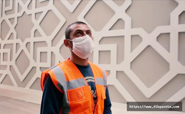 Başakşehir Çam ve Sakura Şehir Hastanesi yapımında görev alan işçilerden mesaj