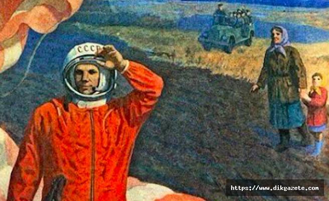Gagarin'in uzay kapsülüne yere iner inmez besmele çekildiği ortaya çıktı