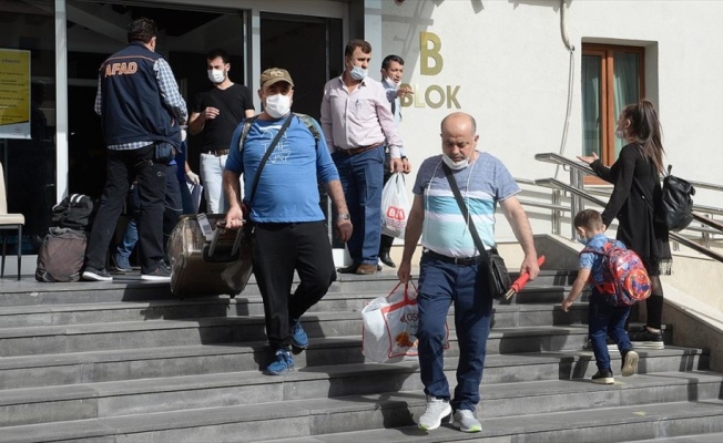 Malatya'da karantina süreci dolan 169 kişi evlerine uğurlandı