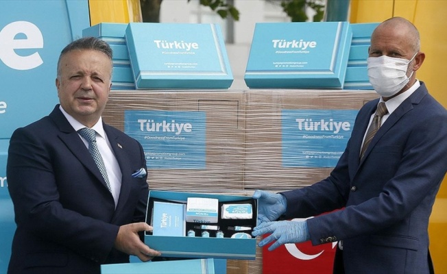 T&uuml;rkiye Tanıtım Grubu'ndan 'Made in T&uuml;rkiye' logolu hijyen kitli tanıtım