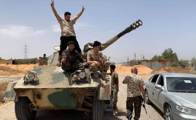 Libya Ordusu Sirte'de BAE'ye ait SİHA düşürdü