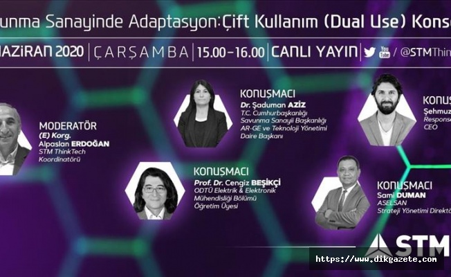 Savunma teknolojilerinin sivil kullanım alanları STM ThinkTechOnline|Focus'ta tartışılacak