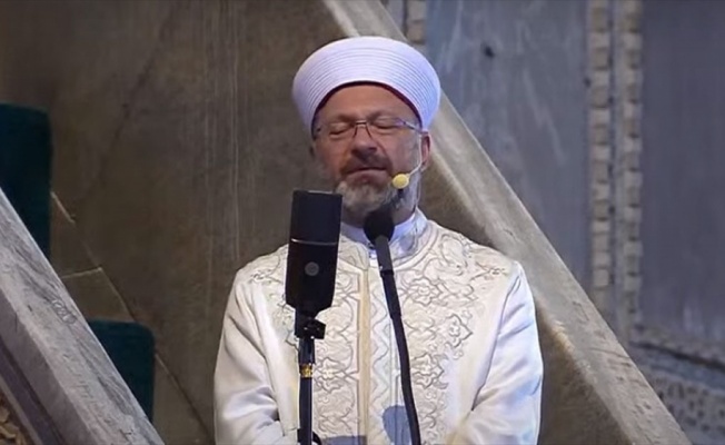 Diyanet İşleri Başkanı Erbaş: Milletimizin derin bir yürek yarasına dönüşen hasreti sona eriyor